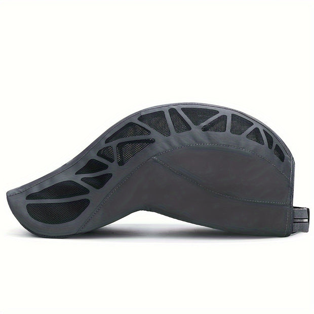 Premium Peaked Cap - Fashionable and Stylish Design, Ultra-Breathable and Moisture-Wicking, Rapid Drying Technology, Lightweight Mesh Panels - Perfect for Casual Outdoor Activities and Sports, Excellent Sun Protection for Face and Neck