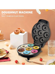 110/240V Electric Donut Machine 7-hole 1200W Waffles Cakes Maker Machine Non-stick Kitchen Appliance EU/US Plug Home Supplies - Sunny Side Store Sunny Side Store  25.33