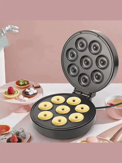 110V/220V Waffle Donuts Machine Non-stick 1400W Waffle Doughnut Maker Kitchen Appliance EU/US Plug for Breakfast - Sunny Side Store Sunny Side Store  28.05