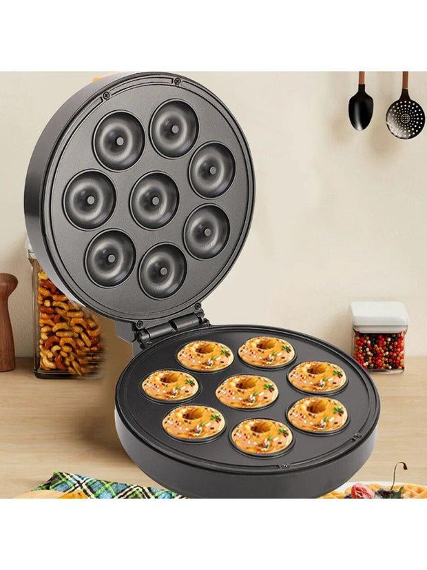 110V/220V Waffle Donuts Machine Non-stick 1400W Waffle Doughnut Maker Kitchen Appliance EU/US Plug for Breakfast - Sunny Side Store Sunny Side Store  28.05