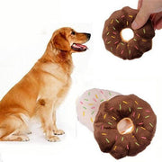 11CM Pet Dog Chew Throw Toys Cute Donuts Puppy Cat - Sunny Side Store