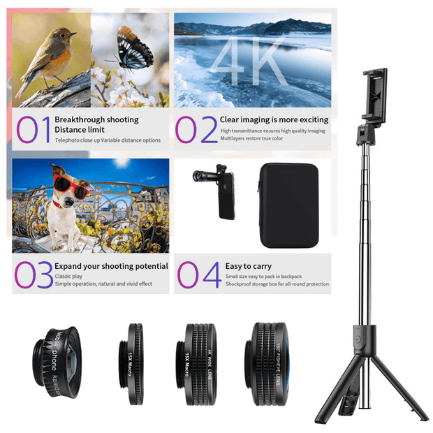 12 in 1 4K Photography Bundle - Sunny Side Store