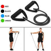 120cm Yoga Pull Rope Resistance Bands Fitness Gum Elastic Bands Fitness Equipment Rubber Expander Workout Exercise Training Band - Sunny Side Store Sunny Side Store  3.45