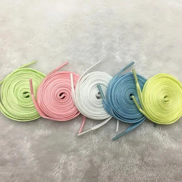 Luminous Shoelaces Athletic Sport Flat Canvas Shoe Laces Glow In The Dark Night Color Fluorescent Shoelace 80/100/120/140cm YG-1 - Sunny Side Store