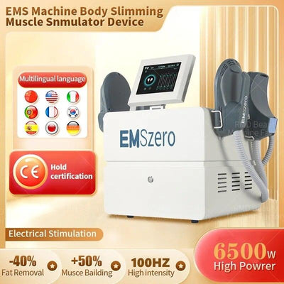 15 Tesla Emszero Body Slimming NEO Muscle Fat Removal 6500W Build Weight Lose Hi-emt DLS-Emslim Stimulate Butt Sculpt - Sunny Side Store