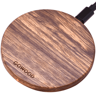 15W Fast Charge Zebra Wood Wireless Charger - Sunny Side Store