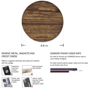 15W Fast Charge Zebra Wood Wireless Charger - Sunny Side Store