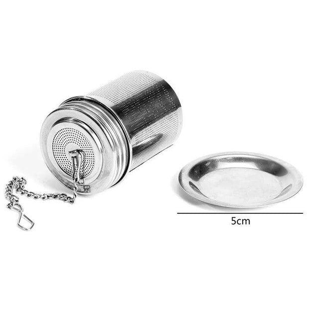 1PC Creative Stainless Steel Tea Infuser Strainer Leaf Spice Herbal Teapot Reusable Mesh Filter Home Kitchen Accessories - Sunny Side Store Sunny Side Store  3.66