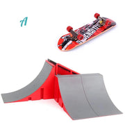 1pc Mini Skateboard Toy Skate Park For TechDeck Fingerboard Skateboard Ramps Fingerboard Ultimate Park Training Board - Sunny Side Store Sunny Side Store  14.60