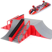 1pc Mini Skateboard Toy Skate Park For TechDeck Fingerboard Skateboard Ramps Fingerboard Ultimate Park Training Board - Sunny Side Store Sunny Side Store  14.60