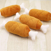 1PC Pet Dog Cat Chicken Legs Plush Toys - Sunny Side Store