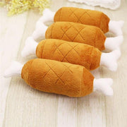 1PC Pet Dog Cat Chicken Legs Plush Toys - Sunny Side Store