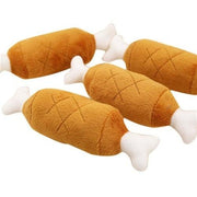 1PC Pet Dog Cat Chicken Legs Plush Toys - Sunny Side Store