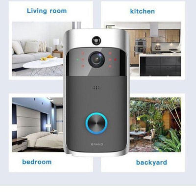 2.4 GHz Wi-Fi Smart Camera Doorbell With Memory Card Slot - Sunny Side Store