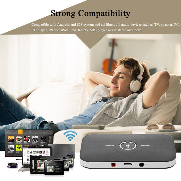 2 in 1 Bluetooth 4.1 Audio Transmitter & Receiver - Sunny Side Store