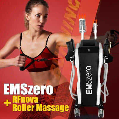 2 in 1 EMSzero Therapy Deep Cellulite Inner Ball Roller EMS Muscle Building 14 Tesla Body Slimming Machine - Sunny Side Store Sunny Side Store  2806.12