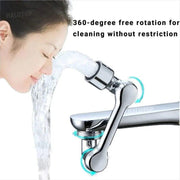 2 Mode 1080 Degree Universal Rotatable Extension Faucet Sprayer Head Bathroom Tap Extend Adapter Aerator Plastic Faucet Extender - Sunny Side Store