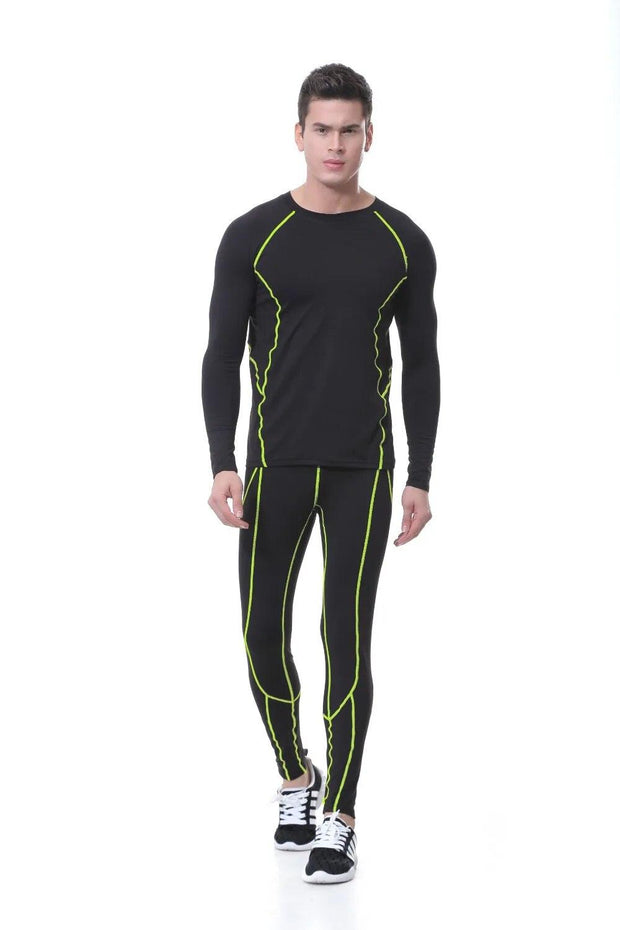 2016 17  thermal underwear men underwear sets compression underwear men fitness clothing - Sunny Side Store Sunny Side Store  25.58