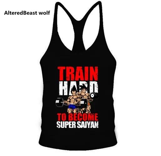 2021 Men Tank Tops TO BECOME SUPER Cotton Summer bodybuilding Sleeveless Vest fitness men undershirt Brand  Tank Tops for men - Sunny Side Store Sunny Side Store  12.69