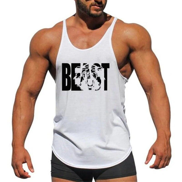 2022 Cotton Gyms Tank Tops Men Sleeveless Tanktops For Boys Bodybuilding Clothing Undershirt Fitness Stringer Vest - Sunny Side Store Sunny Side Store  6.82