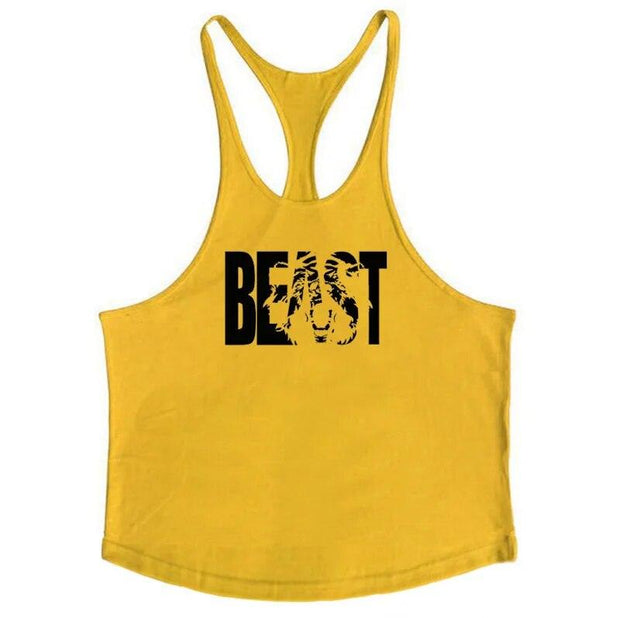 2022 Cotton Gyms Tank Tops Men Sleeveless Tanktops For Boys Bodybuilding Clothing Undershirt Fitness Stringer Vest - Sunny Side Store Sunny Side Store  6.82