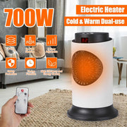 220V 50Hz 700W Power Electric Heater Ceramic Heating Electric Warmer Heater Room Heaters Warm Air Fan Heater eprolo