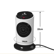 220V 50Hz 700W Power Electric Heater Ceramic Heating Electric Warmer Heater Room Heaters Warm Air Fan Heater eprolo