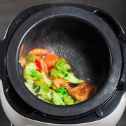 220V Household & Commercial Electric Intelligent Automatic Stir Frying Machine 6L Non-stick Cooking Wok Pot Multi Cooker Pot - Sunny Side Store