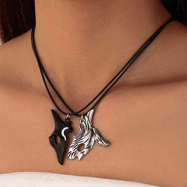 2Pcs Friendship Kindred Eternal Hunter Pendant Necklace Meaningful Jewelry Chain Puzzle Couples Necklace Valentine's Gift - Sunny Side Store Sunny Side Store  0.90