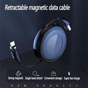 3 In 1 USB Cable Unilateral Expansion Magnetic USB Cable Magnetic Fast Charging With LED Indicator For Huawei Samsung Xiaomi - Sunny Side Store