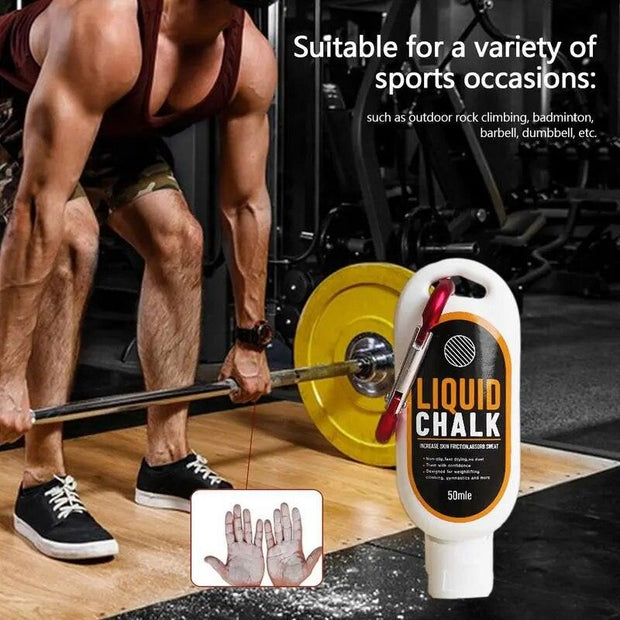 30/50/100ml Sports Liquid Chalk Magnesium Powder Fitness Weight Lifting Non-slip Cream Grip Weight Lifting Climbing Gym Sports - Sunny Side Store Sunny Side Store  5.03