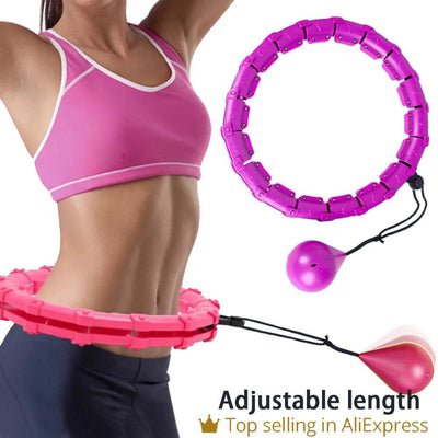 32/20/24/28 Section Adjustable Sport Hoops Abdominal Waist Exercise Detachable Hoola Massage Fitness Hoop Training Weight Loss - Sunny Side Store Sunny Side Store  14.42