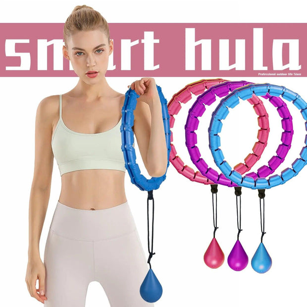 32/20/24/28 Section Adjustable Sport Hoops Abdominal Waist Exercise Detachable Hoola Massage Fitness Hoop Training Weight Loss - Sunny Side Store Sunny Side Store  14.42