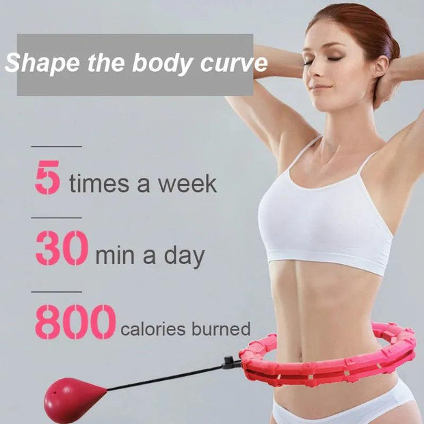 32/20/24/28 Section Adjustable Sport Hoops Abdominal Waist Exercise Detachable Hoola Massage Fitness Hoop Training Weight Loss - Sunny Side Store Sunny Side Store  14.42