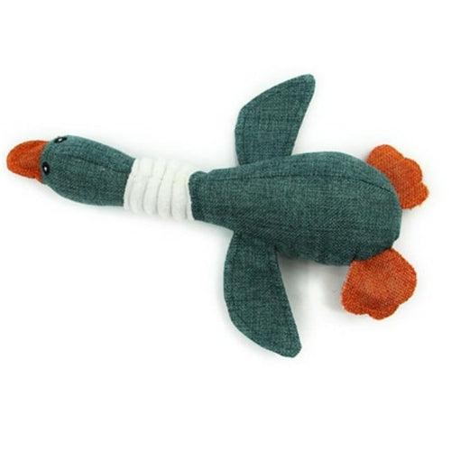 33CM Cloth Pet Dog Chewing Sound Toy Cartoon Goose - Sunny Side Store