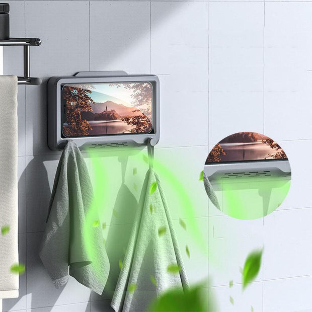 360 Degree Rotating Mobile Phone Holder Phone Stand Shower Phone Holder with Hook Waterproof Custom - Sunny Side Store