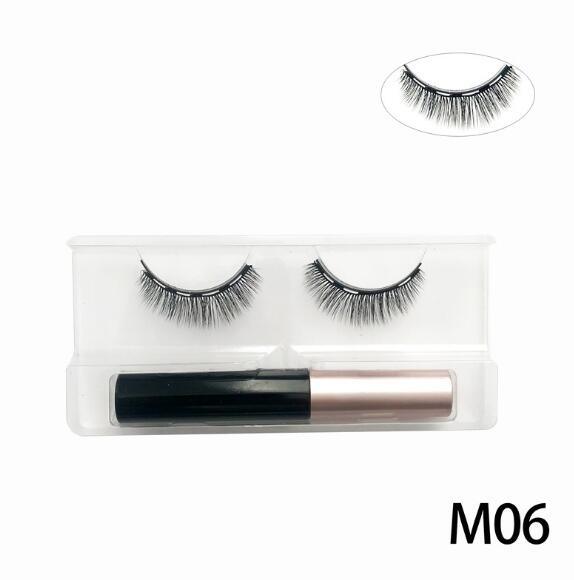 3D Mink Magnetic Eyelashes Waterproof Lasting Magnetic Eyeliner Magnet Mink Eyelashes Makeup Extension False Eyelashes eprolo