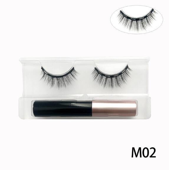 3D Mink Magnetic Eyelashes Waterproof Lasting Magnetic Eyeliner Magnet Mink Eyelashes Makeup Extension False Eyelashes eprolo