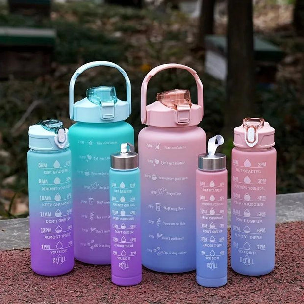 3PCS Sports Water Bottle, Perfect For Office, School, Gym And Workout, Outdoor Large Capacity Water Bottle - Sunny Side Store Sunny Side Store  9.32