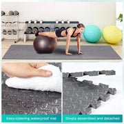 4~24Pcs Puzzle Fitness Mat, Eva Interlocking Foam Floor Tiles for Home Gym, Home Gym Equipment Mat, Non-Slip Floor Mat for Kids - Sunny Side Store Sunny Side Store  7.99