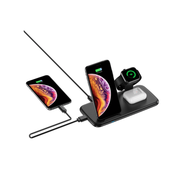 4 in 1 Wireless Fast Charging Hub - Sunny Side Store