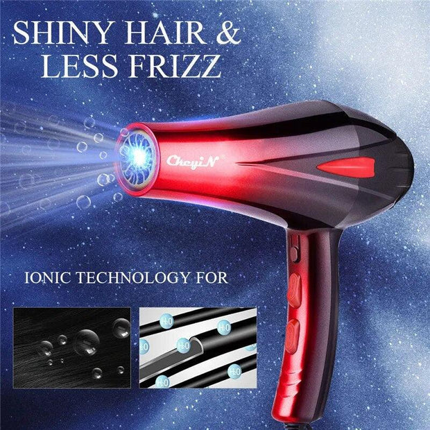 4000W Powerful Hair Dryer Professional Hairdryer Household Blow Dryer Hot and Cold Wind Fast Hair Styling Tool With Two Nozzles - Sunny Side Store Sunny Side Store  25.04