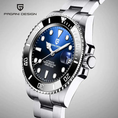 40MM Men's Automatic Mechanical 2022 PAGANI DESIGN NEW Luxury Classic Watches 100M Waterproof Date Sapphire Stainless Steel Rel - Sunny Side Store