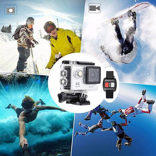 4K Waterproof All Digital UHD WiFi Camera + RF Remote And Accessories - Sunny Side Store