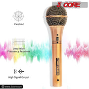 5 Core Microphone Professional Dynamic Karaoke XLR Wired Mic w ON/OFF Switch Pop Filter Cardioid Unidirectional Handheld Micrófono -ND-959 Elantra 3PCS - Sunny Side Store