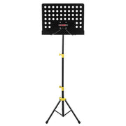 5 Core Music Stand for Sheet Music Yellow Folding Portable Stands Light Weight Book Clip Holder Music Accessories - MUS YLW - Sunny Side Store