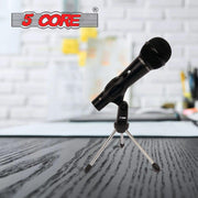 5 Core Universal Small Desktop Microphone Stand Adjustable Mic Clip Tabletop Mic Stand For Dynamic Wired Microphone -MINI TRIPOD MIC STAND - Sunny Side Store