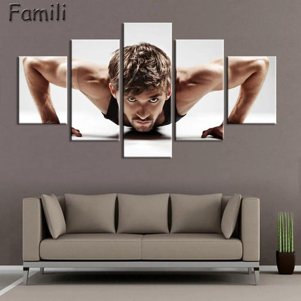 5pcs  Arnold Schwarzenegger Superstar Fitness Bodybuilder poster UnFramed Gallery wrap art print home wall decor wall picture - Sunny Side Store Sunny Side Store  11.55