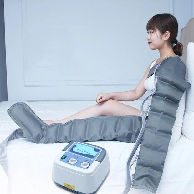 8 Airbag Pressotherapy Air Compression Leg Foot Massager Vibration Infrared Therapy Arm Waist Pneumatic Air Wave Pressure Machin - Sunny Side Store Sunny Side Store  91.94