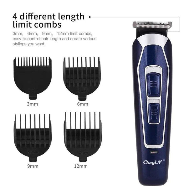 CkeyiN Professional Electric Hair Clipper Rechargeable Shaver Beard Hair Trimmer Cutting Machine Men's Haircut Beard Trimer 48 - Sunny Side Store Sunny Side Store  14.34